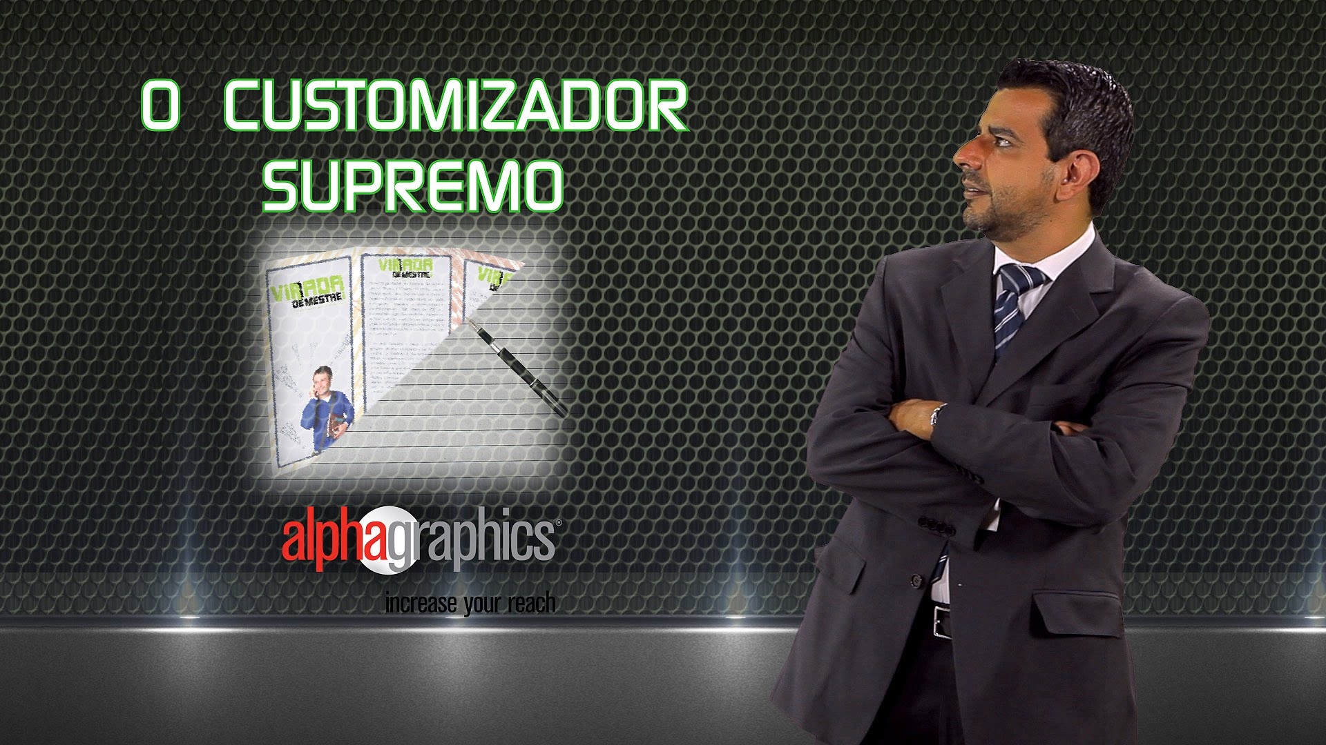 materiais de marketing da rede